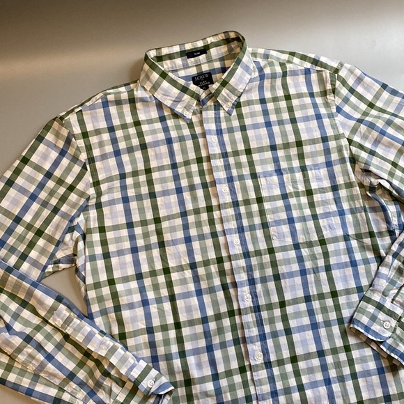 J. Crew Flex Washed Button Down Shirt SIZE XL - Picture 2 of 3